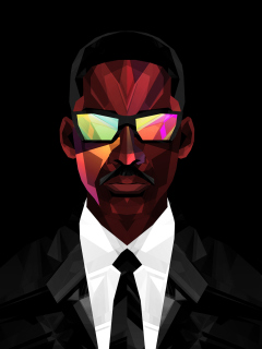 Agent J, Will Smith wallpaper 240x320