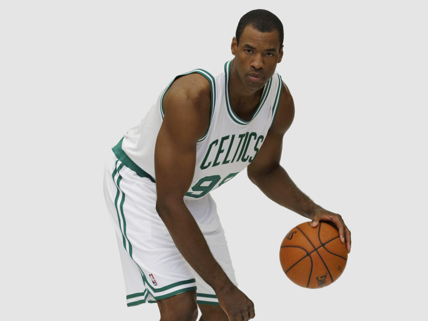 Обои Jason Collins NBA Player in Boston Celtics 1400x1050