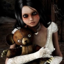Girl With Teddy Bear screenshot #1 128x128