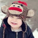 Das Cute Smiley Baby Boy Wallpaper 128x128