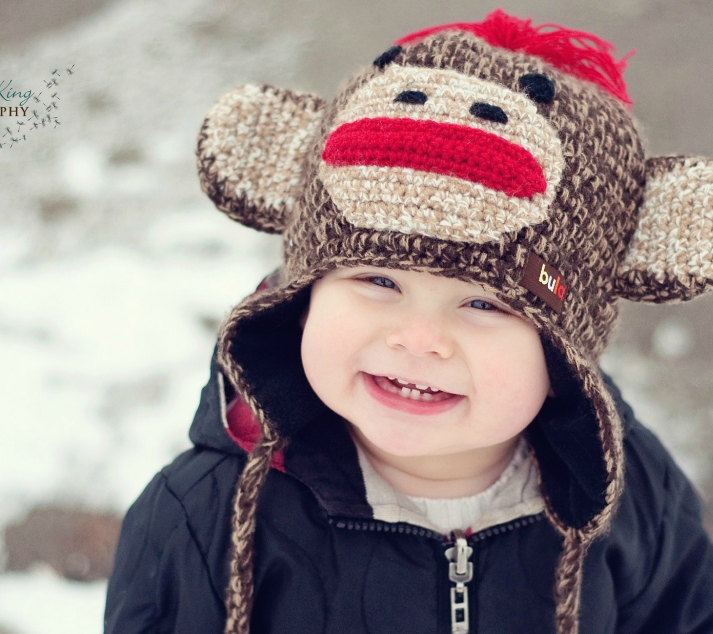 Cute Smiley Baby Boy wallpaper 1440x1280