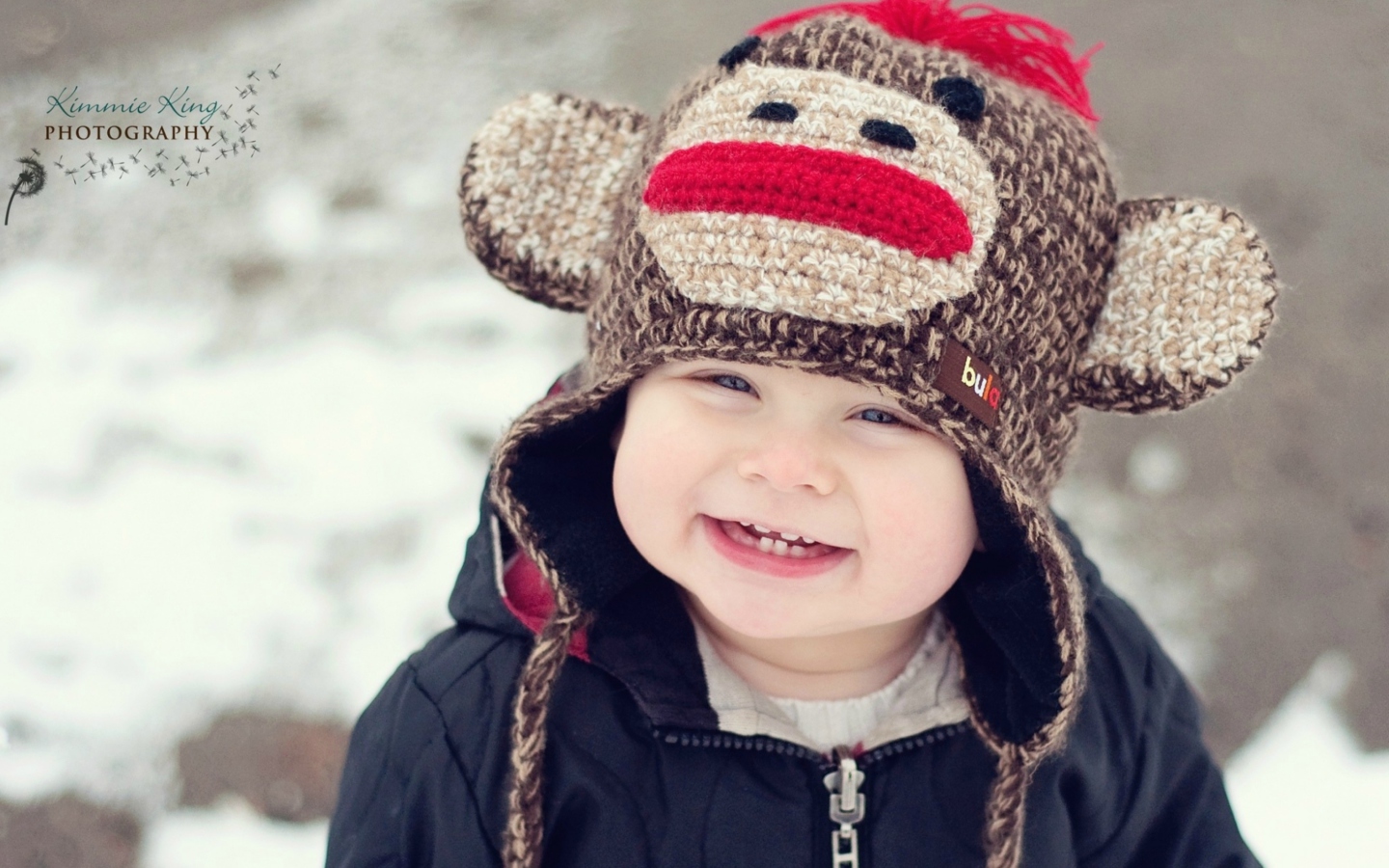 Screenshot №1 pro téma Cute Smiley Baby Boy 1440x900