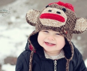 Das Cute Smiley Baby Boy Wallpaper 176x144