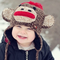 Das Cute Smiley Baby Boy Wallpaper 208x208