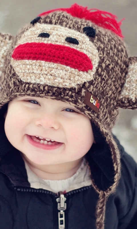 Fondo de pantalla Cute Smiley Baby Boy 480x800