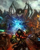 Das World of Warcraft Mists of Pandaria Wallpaper 128x160