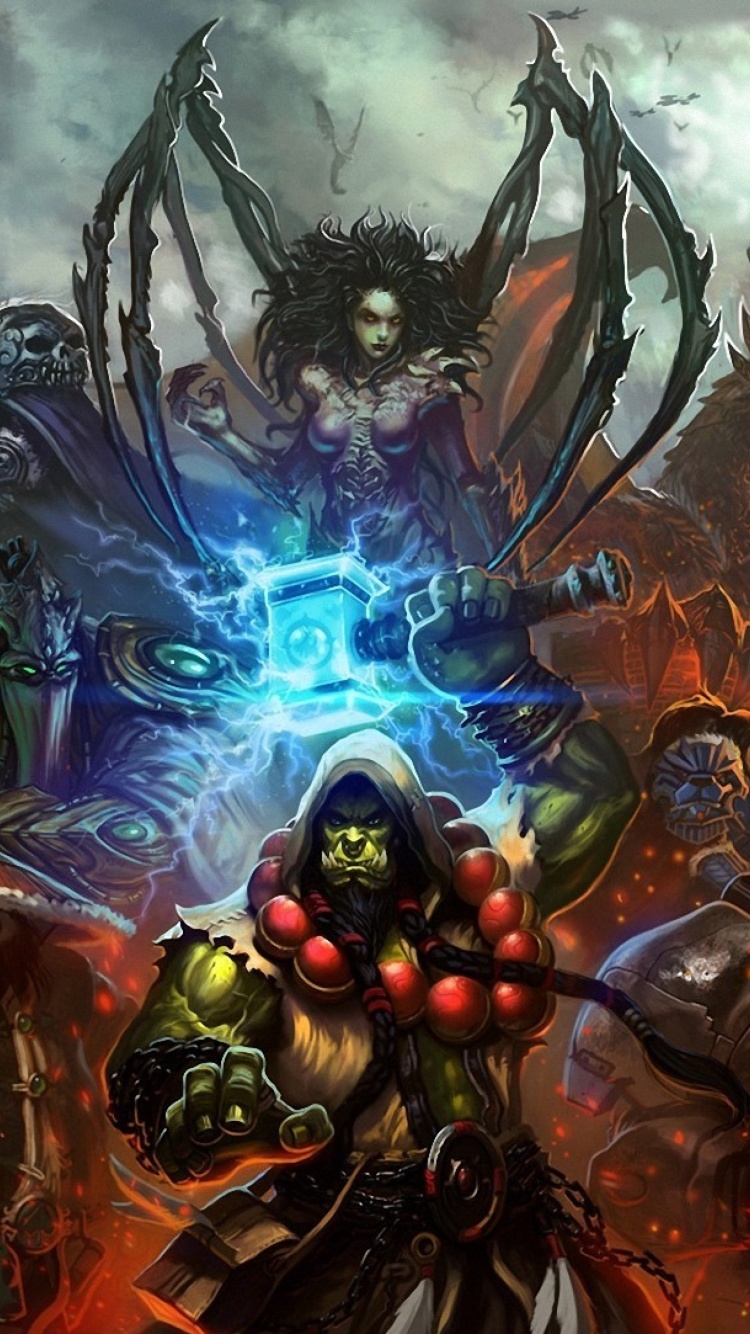 Fondo de pantalla World of Warcraft Mists of Pandaria 750x1334