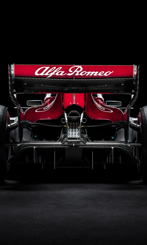 Обои Alfa Romeo Sauber C37 480x800