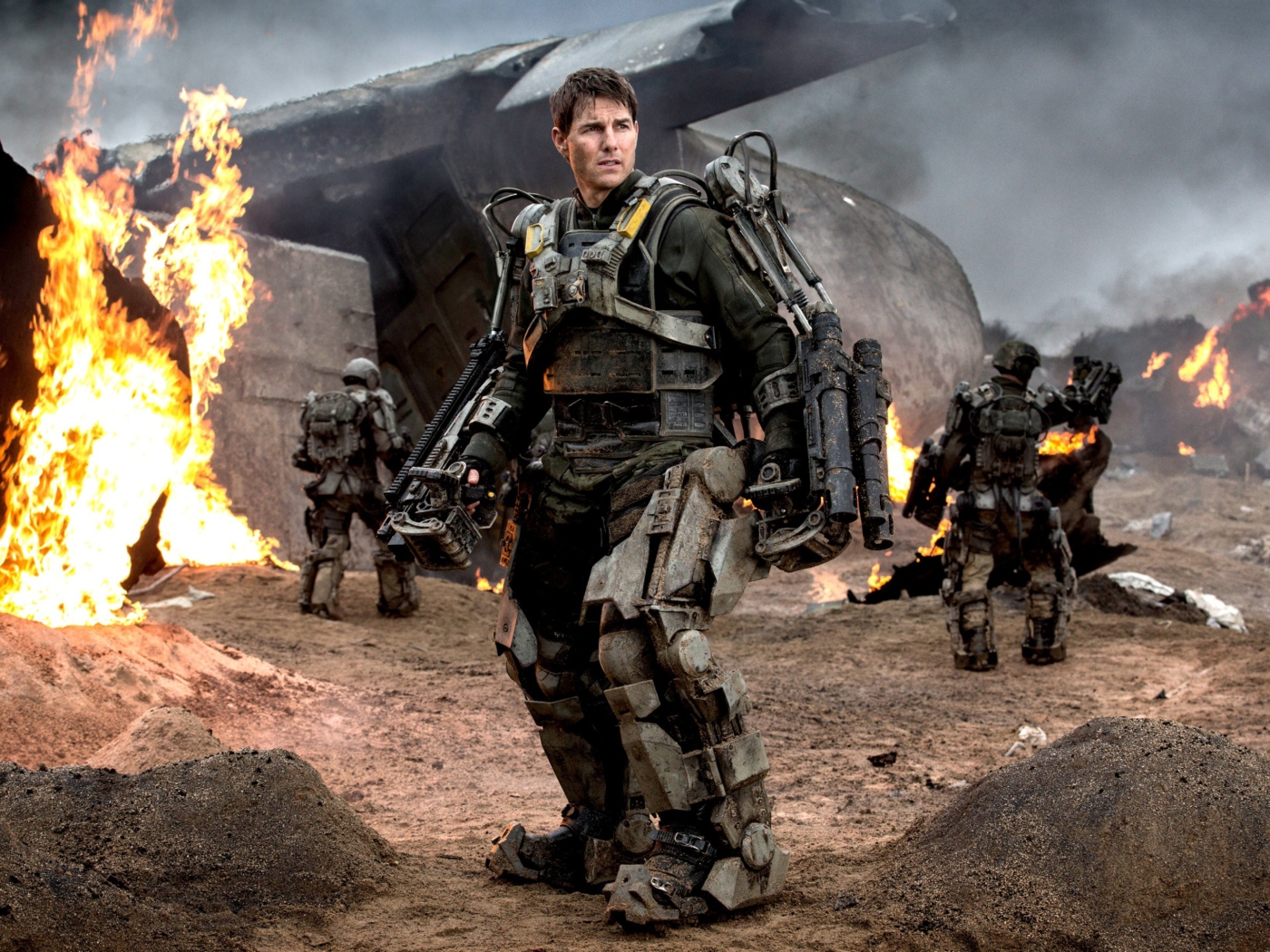 Edge Of Tomorrow With Tom Cruise wallpaper 1400x1050