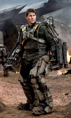 Screenshot №1 pro téma Edge Of Tomorrow With Tom Cruise 240x400