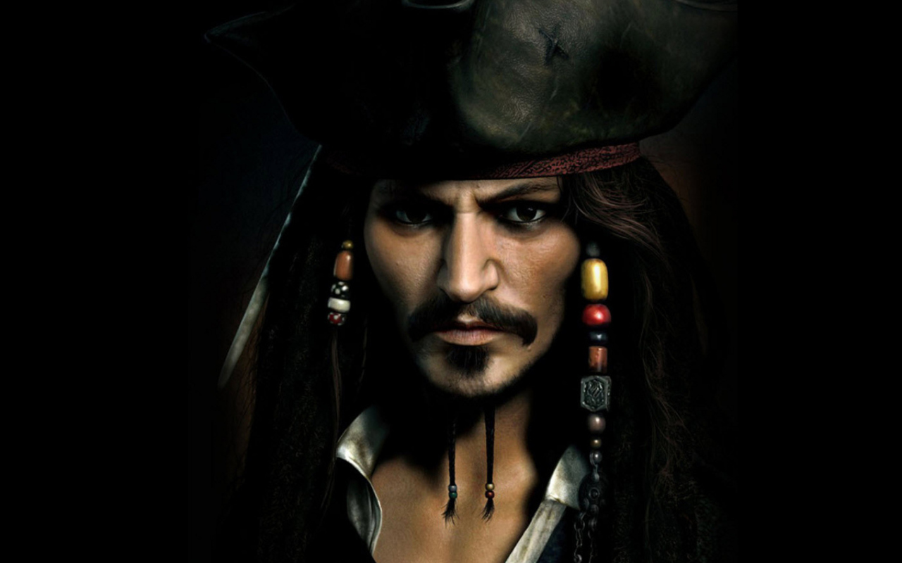 Fondo de pantalla Captain Jack Sparrow 1280x800