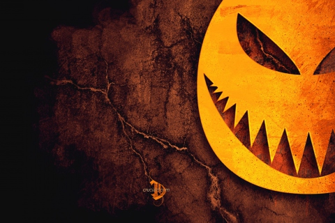Scary Halloween wallpaper 480x320