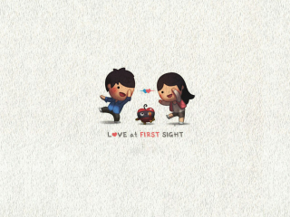 Fondo de pantalla Love At First Sight 320x240