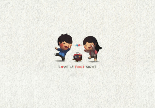 Love At First Sight Background for Android, iPhone and iPad