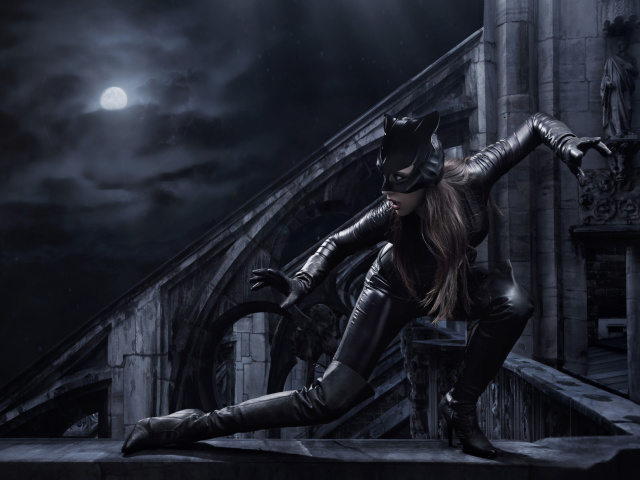 Fondo de pantalla Catwoman DC Comics 640x480