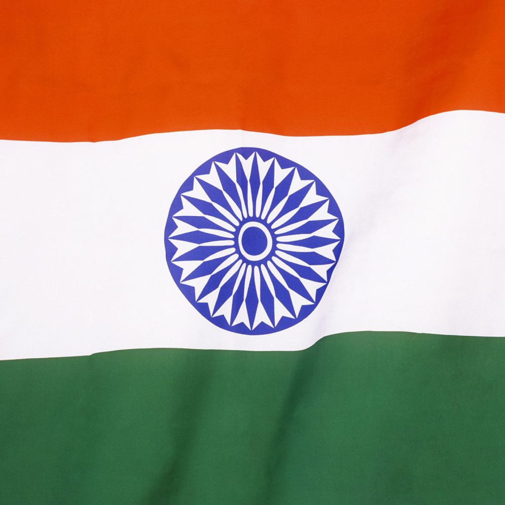 Das Indian Flag Wallpaper 1024x1024