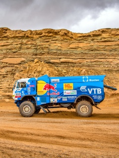 Sfondi Kamaz Rally Car 240x320