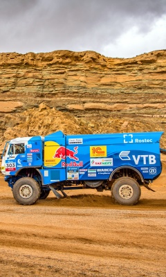 Kamaz Rally Car wallpaper 240x400