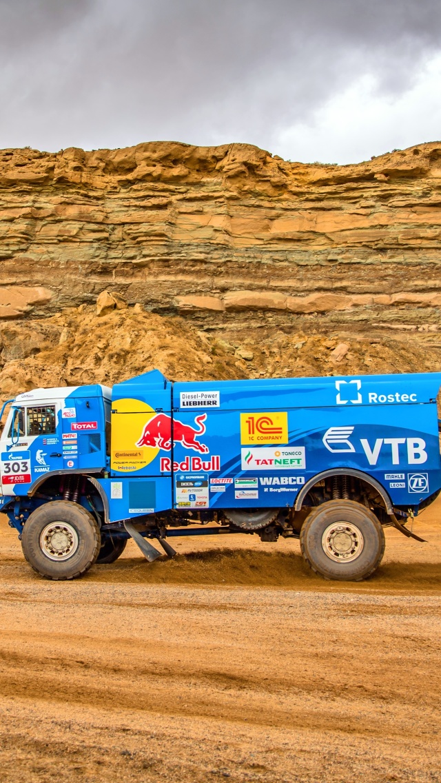 Sfondi Kamaz Rally Car 640x1136