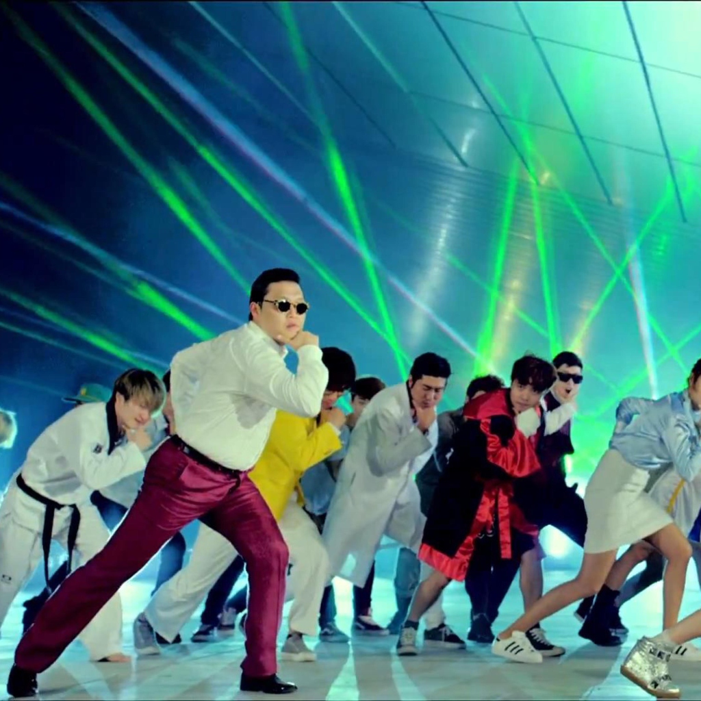 Обои Gangnam Dance 1024x1024