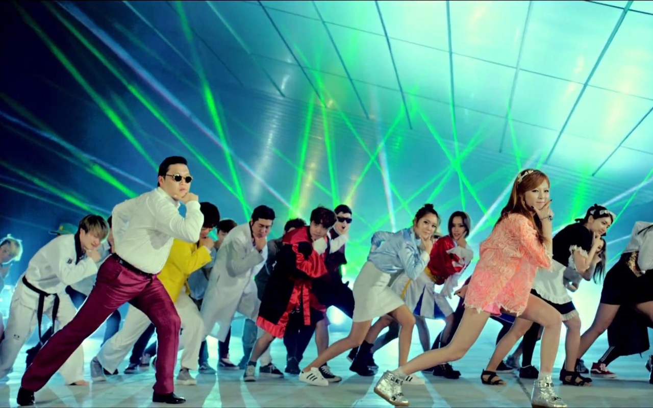 Screenshot №1 pro téma Gangnam Dance 1280x800