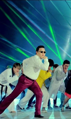 Das Gangnam Dance Wallpaper 240x400