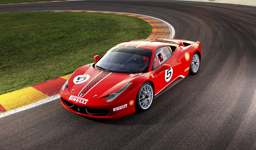 Screenshot №1 pro téma Ferrari Challenge Series 1024x600