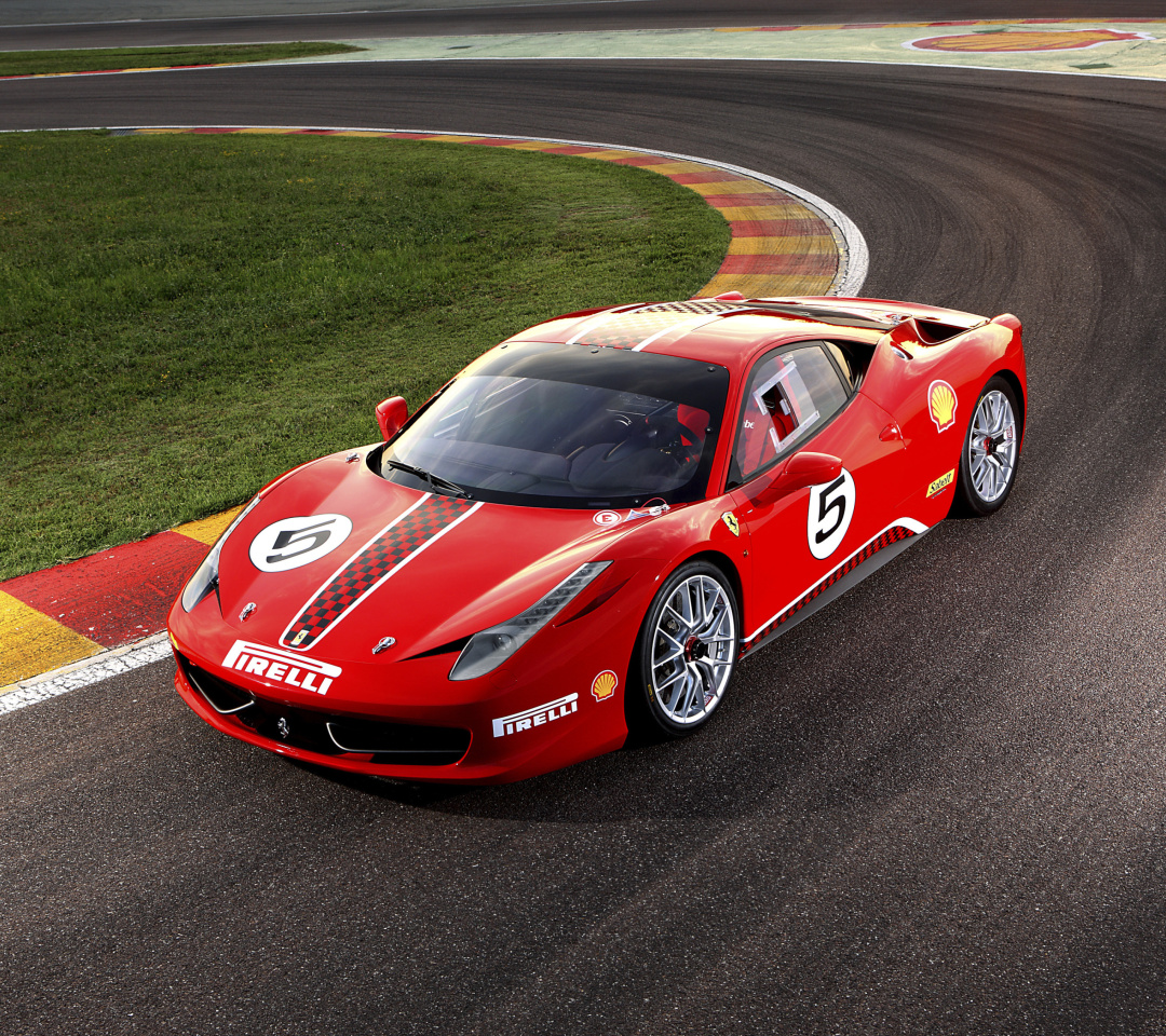 Обои Ferrari Challenge Series 1080x960
