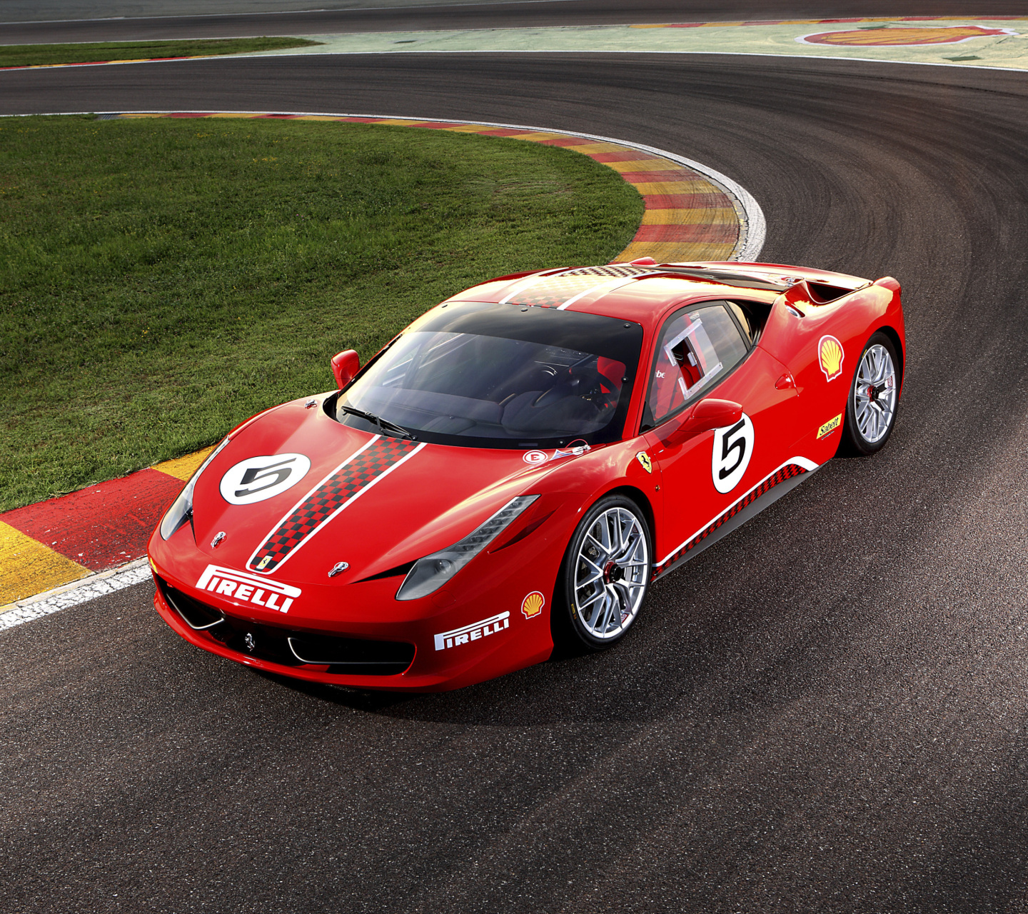 Обои Ferrari Challenge Series 1440x1280