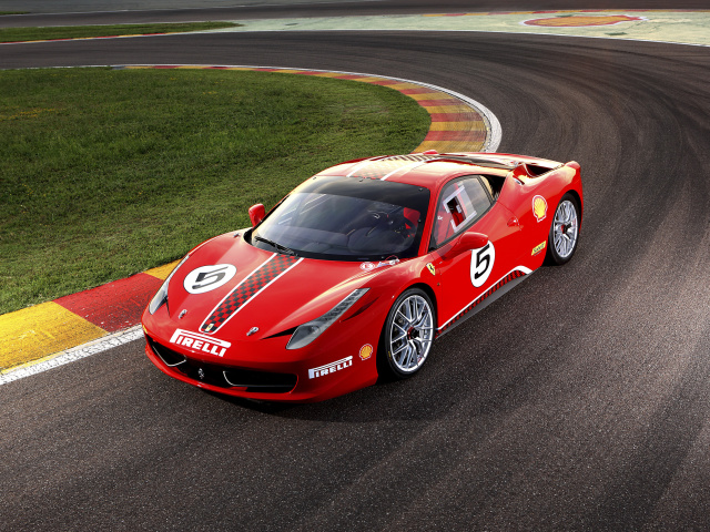 Fondo de pantalla Ferrari Challenge Series 640x480