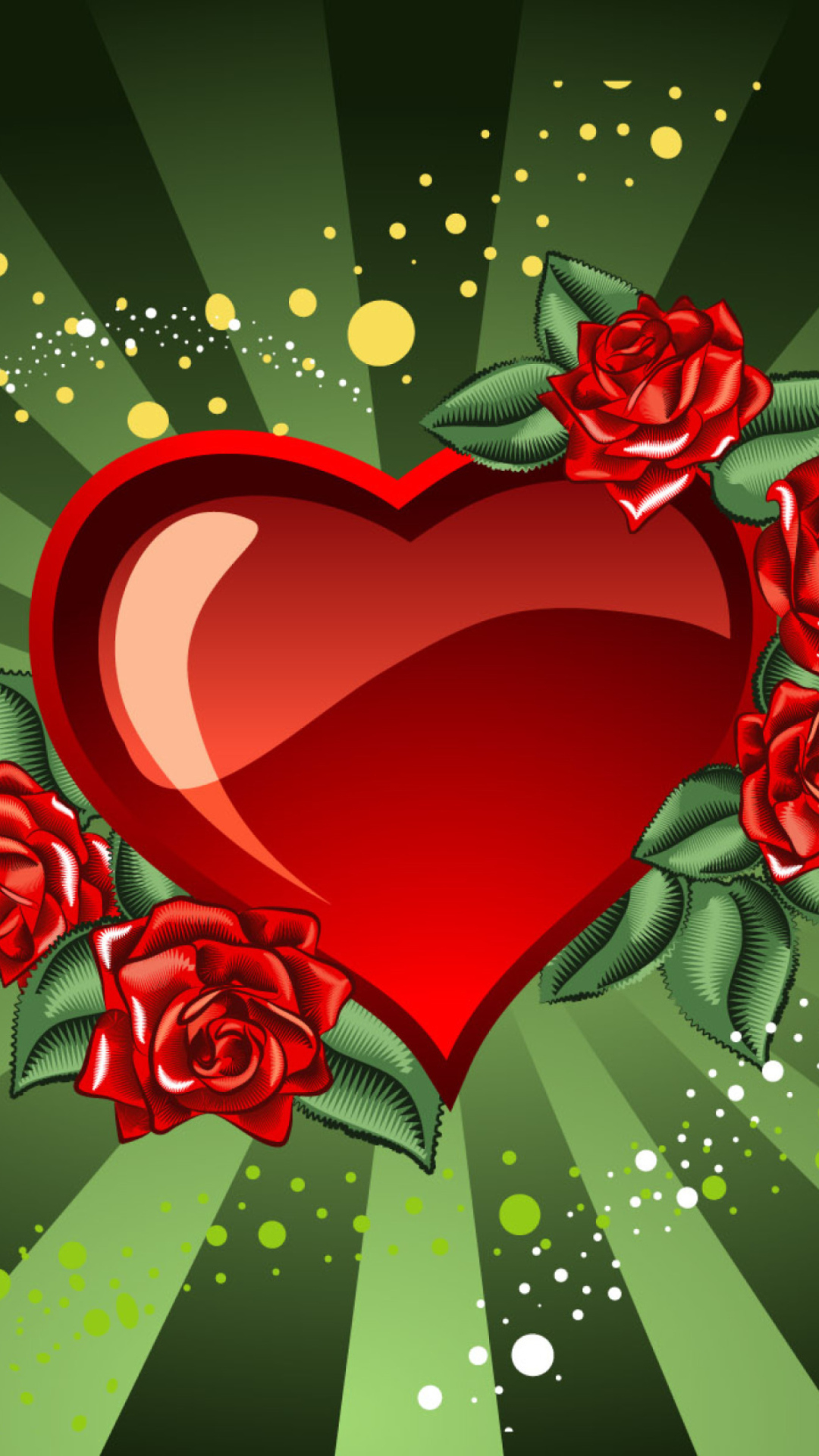 Fondo de pantalla Saint Valentine's Day Heart 1080x1920