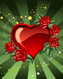 Screenshot №1 pro téma Saint Valentine's Day Heart 128x160