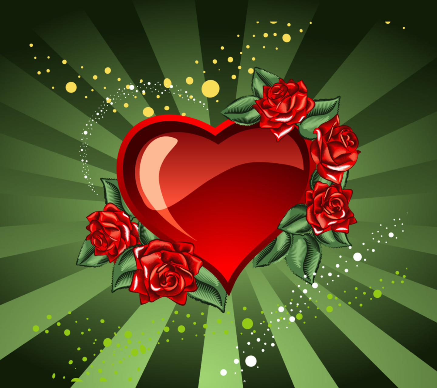 Das Saint Valentine's Day Heart Wallpaper 1440x1280