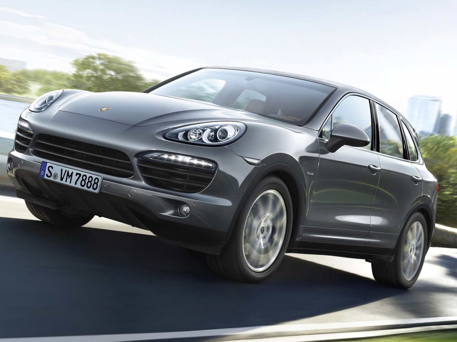 Обои Porsche Cayenne Diesel 1600x1200