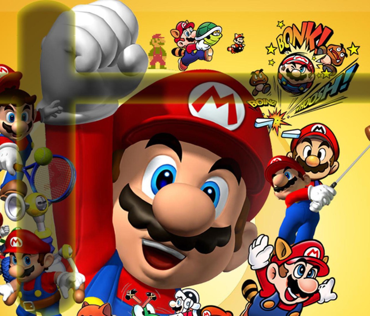 Mario wallpaper 1200x1024