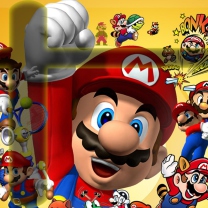 Mario wallpaper 208x208