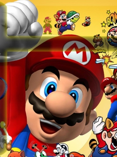 Fondo de pantalla Mario 240x320
