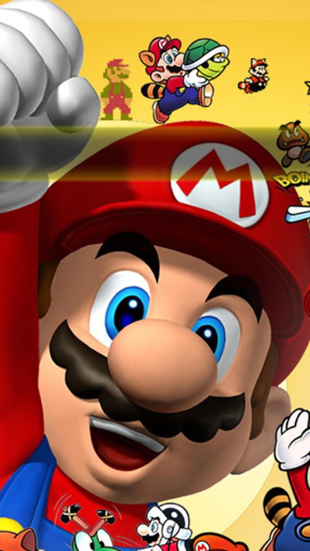 Das Mario Wallpaper 640x1136