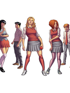 Morning Glories, Image Comics wallpaper 240x320