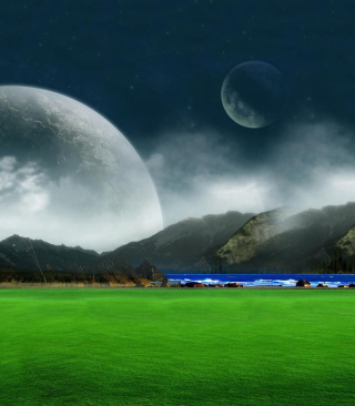 Moon Landscape - Obrázkek zdarma pro Nokia C1-01