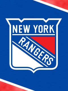 Обои New York Rangers Logo 240x320