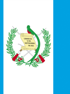 Das Guatemala Flag Wallpaper 240x320