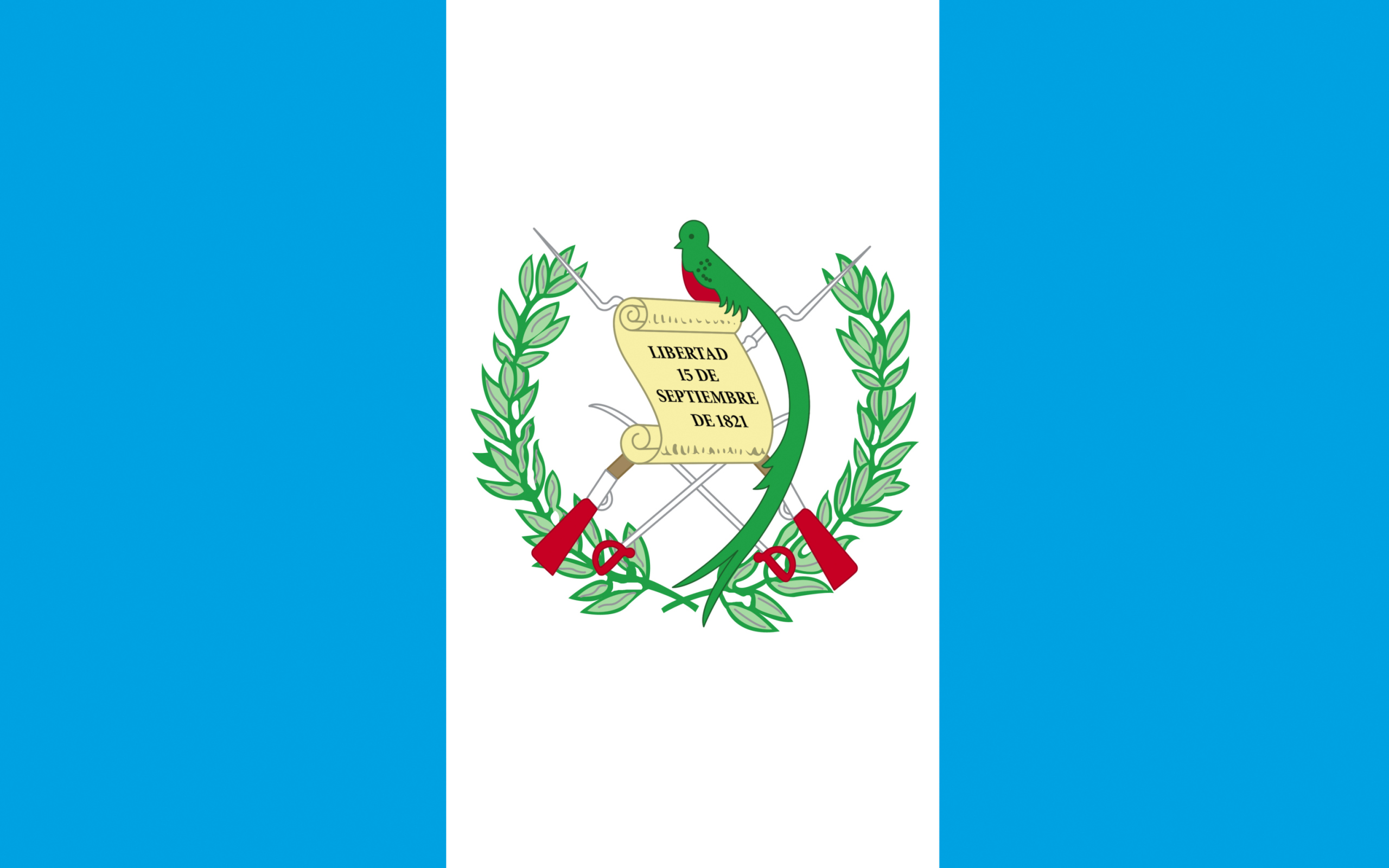 Screenshot №1 pro téma Guatemala Flag 2560x1600