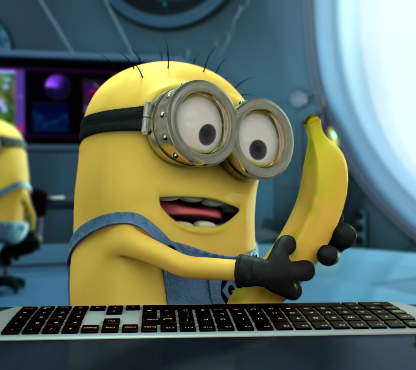 Fondo de pantalla I Love Bananas 1440x1280