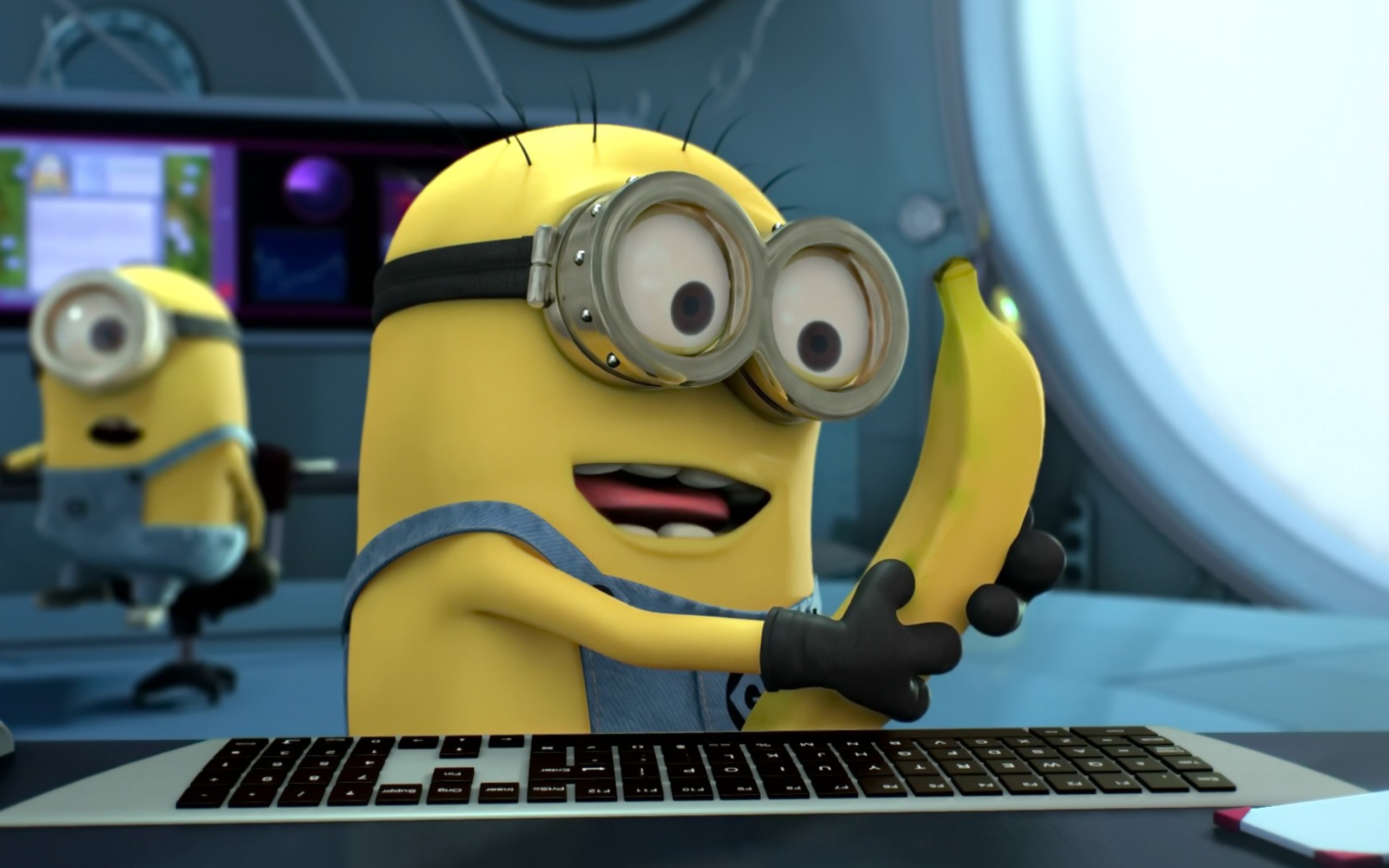 Screenshot №1 pro téma I Love Bananas 2560x1600