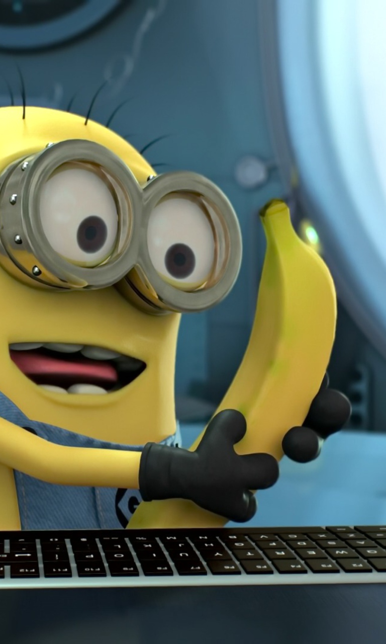 Das I Love Bananas Wallpaper 768x1280