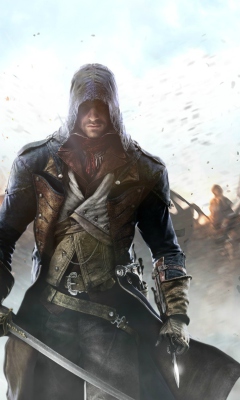 Das Assassin's Creed Unity Wallpaper 240x400