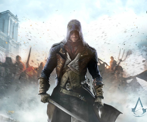 Обои Assassin's Creed Unity 480x400