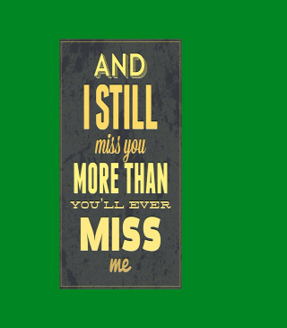 I Miss You - Obrázkek zdarma pro iPhone 6 Plus