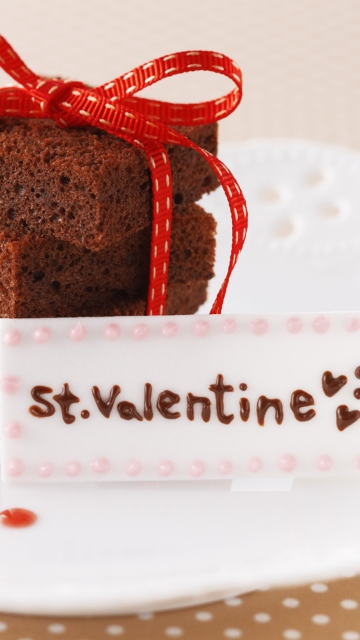 Sfondi St Valentine Cake 360x640